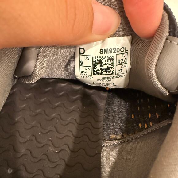 New Balance Mens Sz 9 SM920OL Water Shoes Gray Yellow Outdoor Hiking Amphibious - Picture 7 of 7